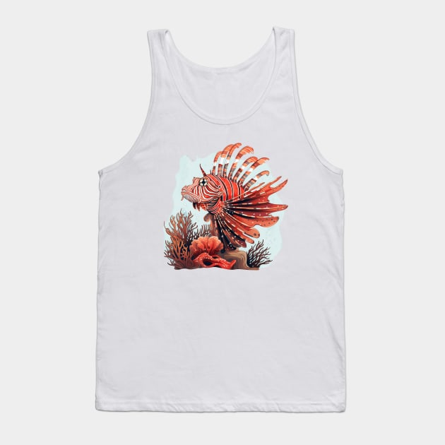 Lionfish Tank Top by zooleisurelife